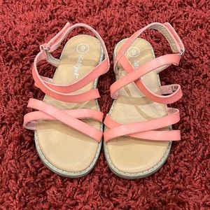 Cute Pink toddler girl sandals! Great condition.